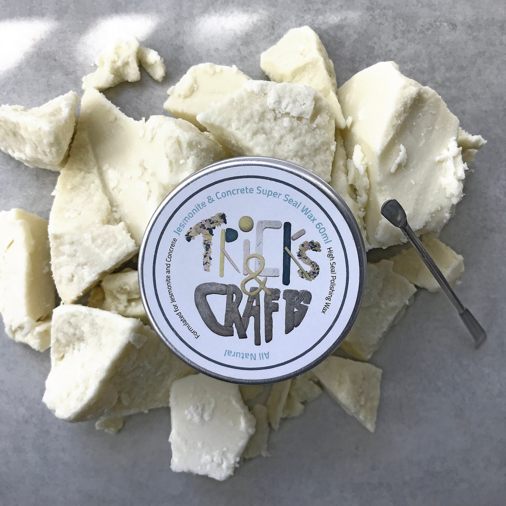 Jesmonite & Concrete Super Sealer Wax 60ml/2oz Nontoxic Super Seal Wax I Handmade Tool Etsy