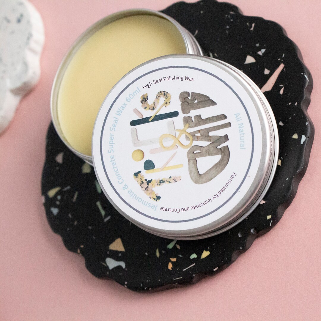 Jesmonite & Concrete Super Sealer Wax 60ml/2oz Nontoxic Super Seal Wax I Handmade Tool Etsy