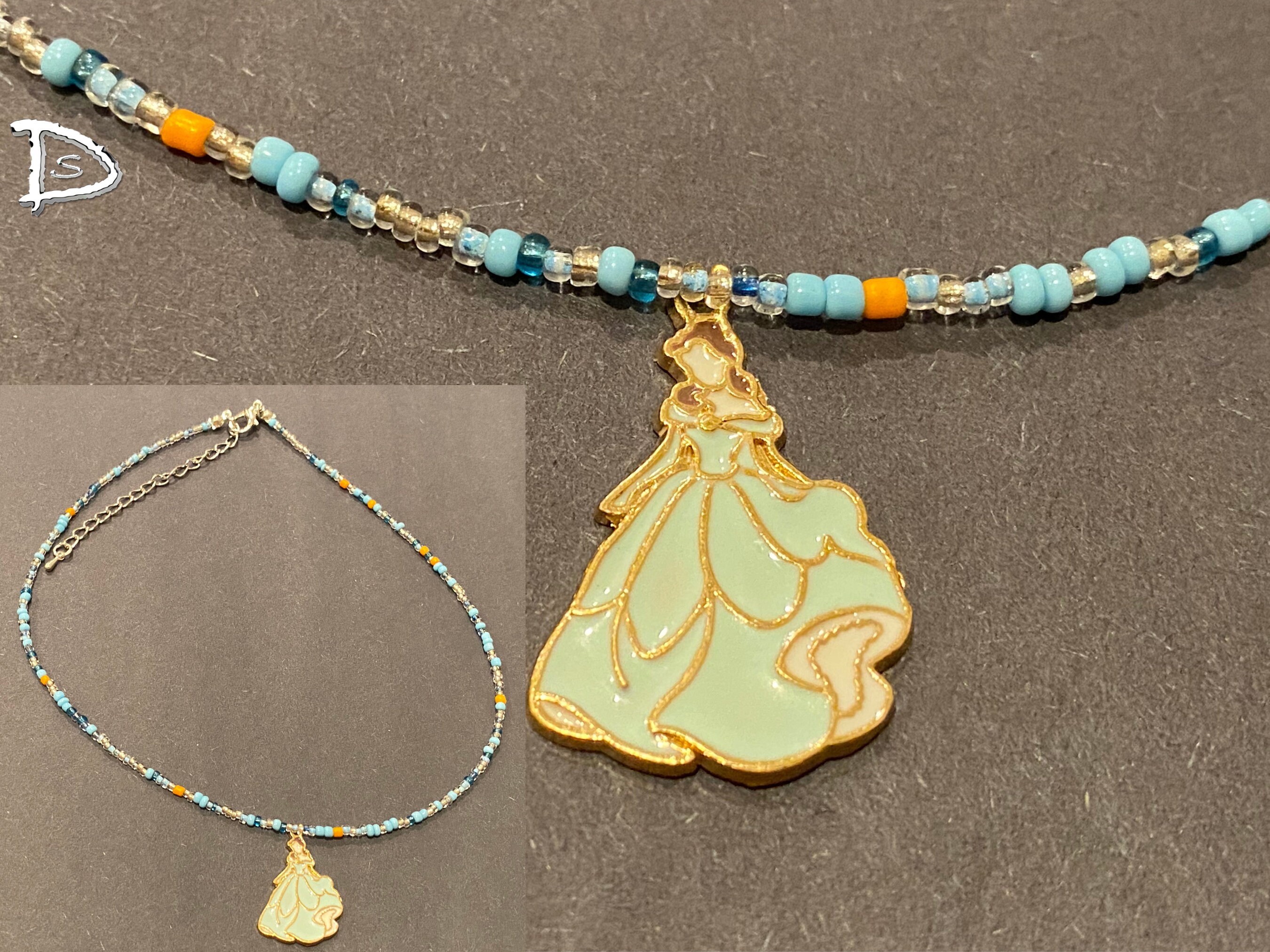 Princess Necklace Cinderella Inspired Necklace Disney - Etsy