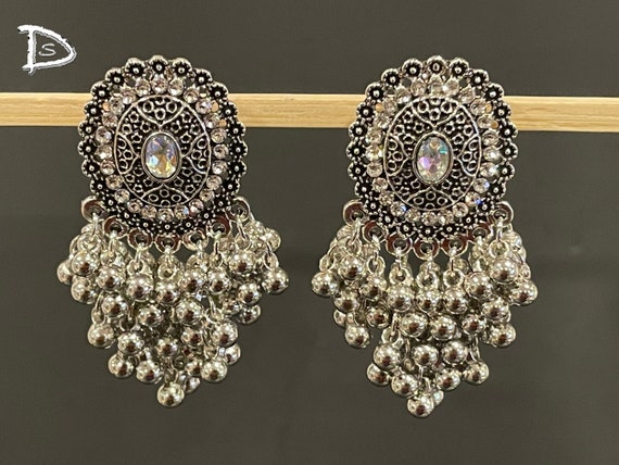 Kasu Earrings Online With Rubies and Taar - Svarnam – svarnam