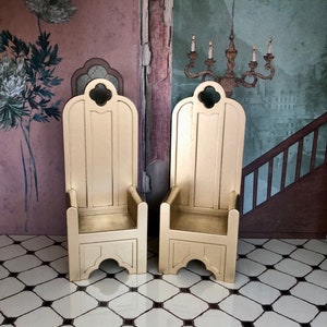 Mini Gothic Royal Throne Set for Maileg Mice