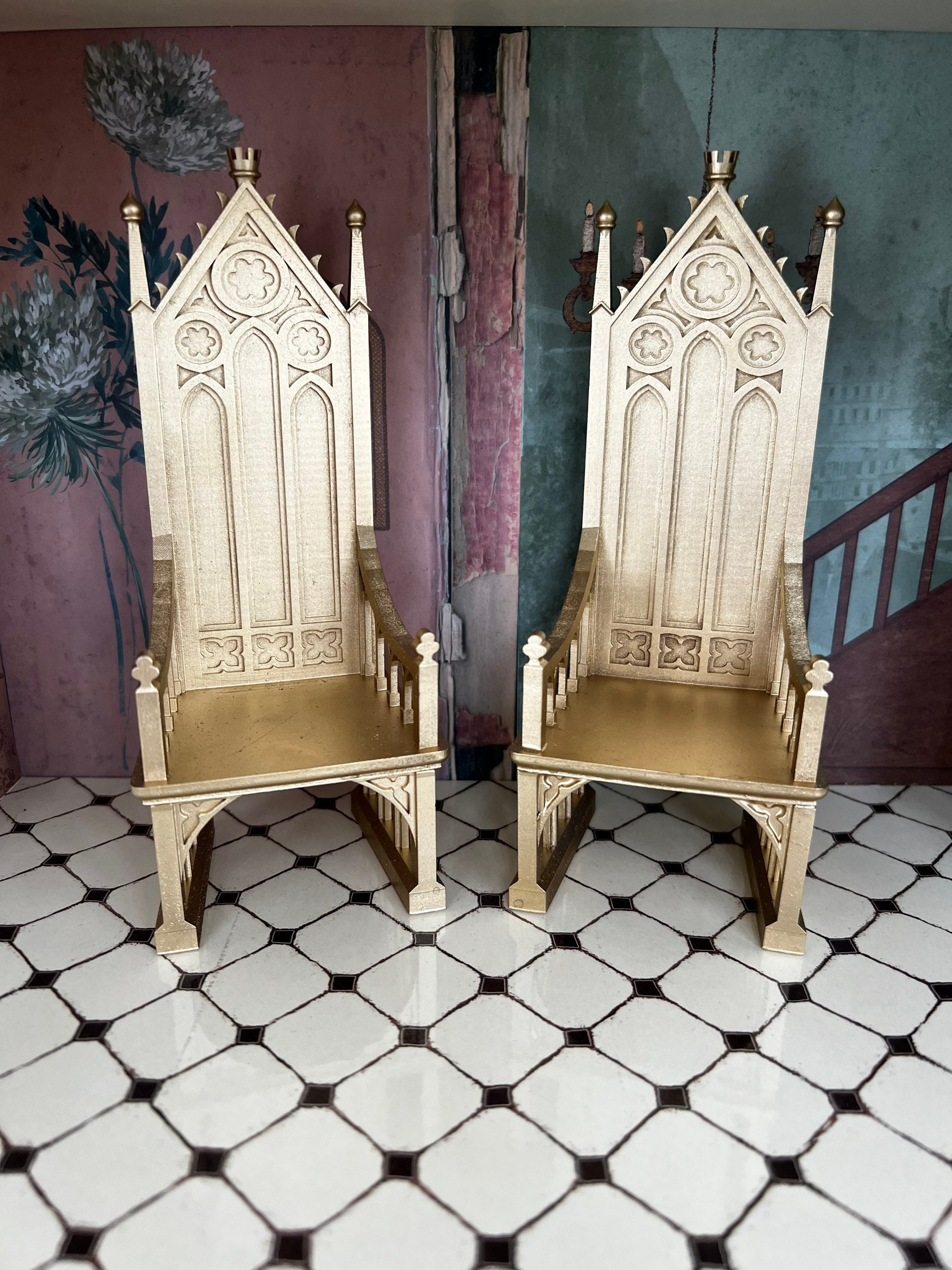 Medieval Royal Throne Set for Maileg Mice - Etsy