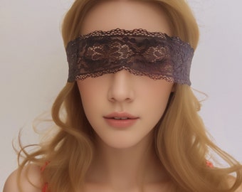 Slightly Defective Product - Lace eye mask, sleep mask, lace blindfold,Wrist strap,Eyemask