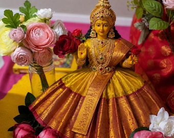 Goddess Dress | Sravanamasam Ammavari  Kalasam Dress | Traditional  Ammavari Dress
