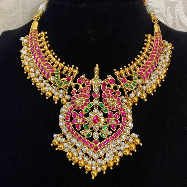 Jadau kundan necklace | Indian jewelry in USA | Bridal jewelry