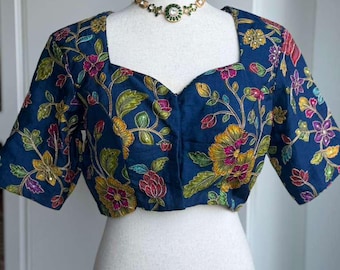 Kalamkari Embroidery Blouse | Custom Blouse