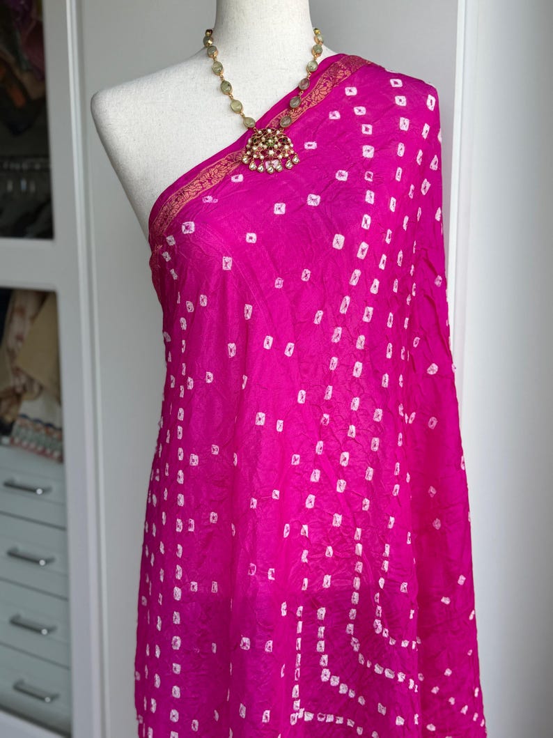 Bandini Duppata | Tenues de soirée Dupatta Pink