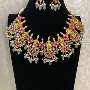 Antique jadau kundan necklace | Latest Indian jewelry