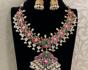 Jadau kundan necklace | bridal jewellery