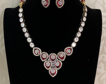 Collier victorien Polki Kundan |  Derniers bijoux aux Etats-Unis