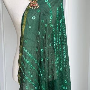 Bandini Duppata | Tenues de soirée Dupatta Green