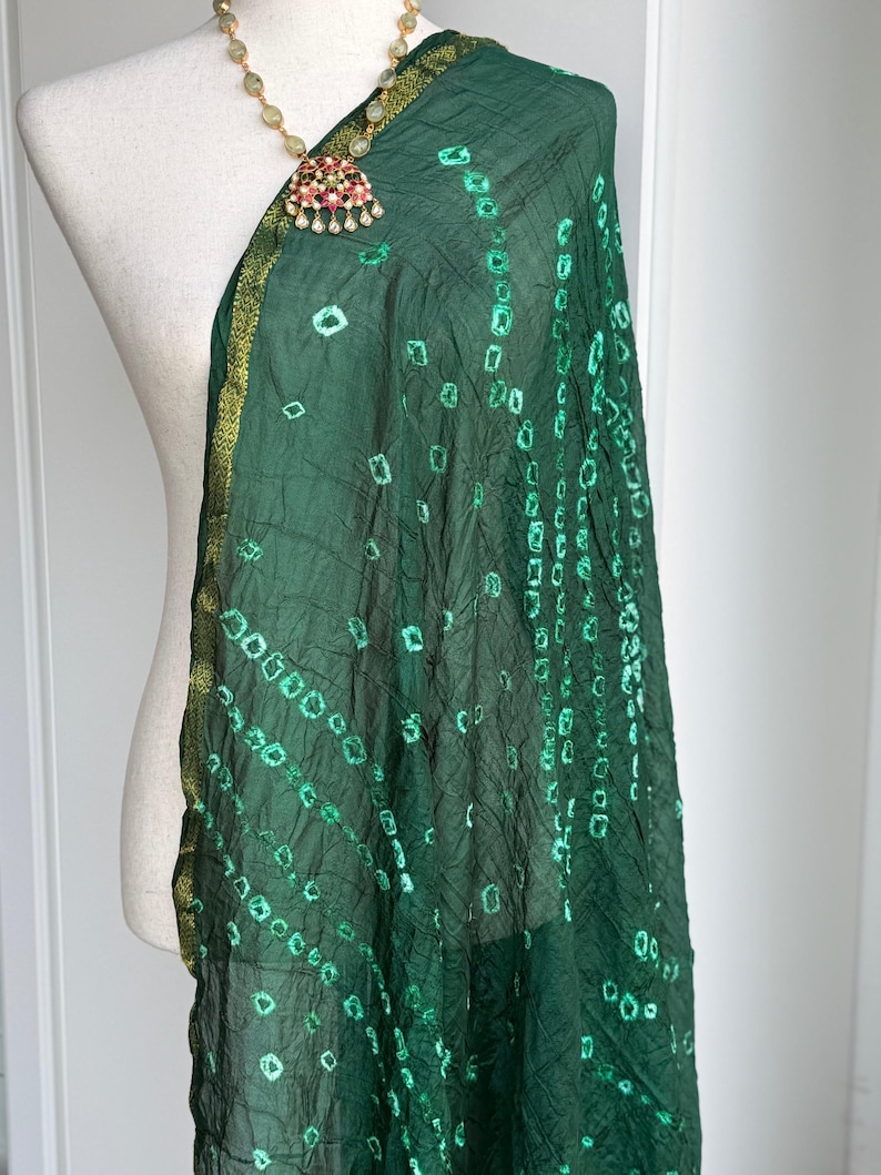 Bandini Duppata | Tenues de soirée Dupatta Green