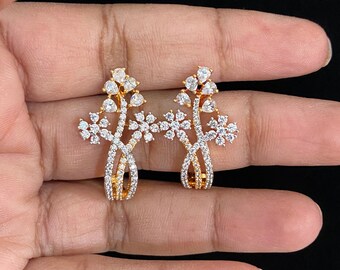 Cz earrings | Bali style cuz earrings