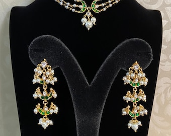 Jadau Kunda Pearl Choker | Indian jewellery