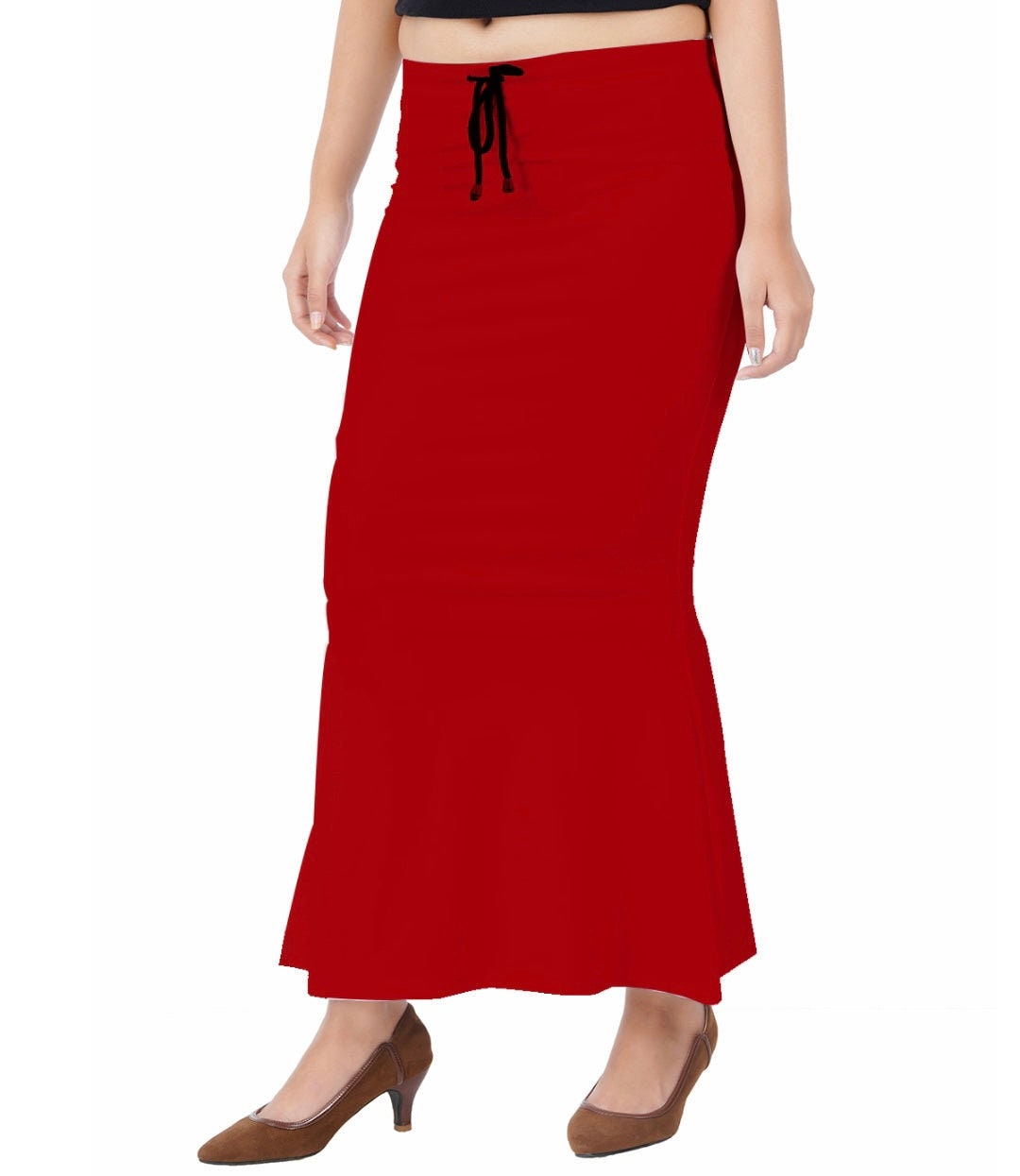 Red Saree Shape Wear Saree Petticoat Stretchable Shapewear Saree Inskirt -   Canada