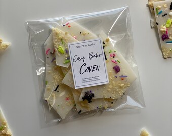 Easy Bake Coven All Natural Soy Wax Brittle | Halloween Birthday Cake Premium Wax Melts