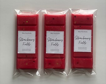 Wosk do topienia Snapbar marki Strawberry Fields All Natural Soy | Wosk do topienia Snapbar marki Strawberry Fields Fruity Premium