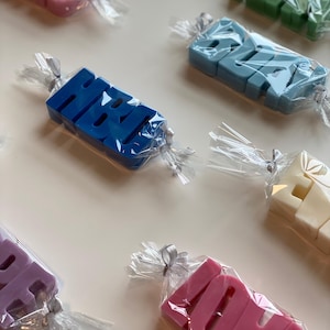 Velas con letras pequeñas (individuales)