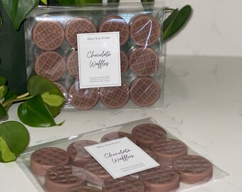 Chocolate Waffle All Natural Soy Wax Melts | Chocolate Premium Food Wax Melts
