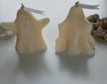 Ghost All Natural Soy Candle | Spooky Season Sheet Ghost Halloween Candle