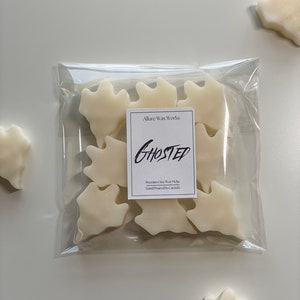 Ghosted All Natural Soy Wax Melts | Halloween Spooky Ghost Shaped Premium Wax Melts