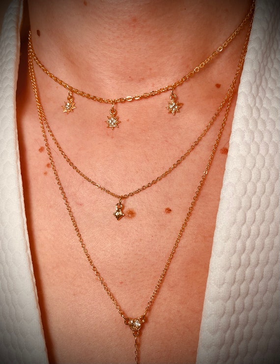 Layered necklace fine jewelry discount