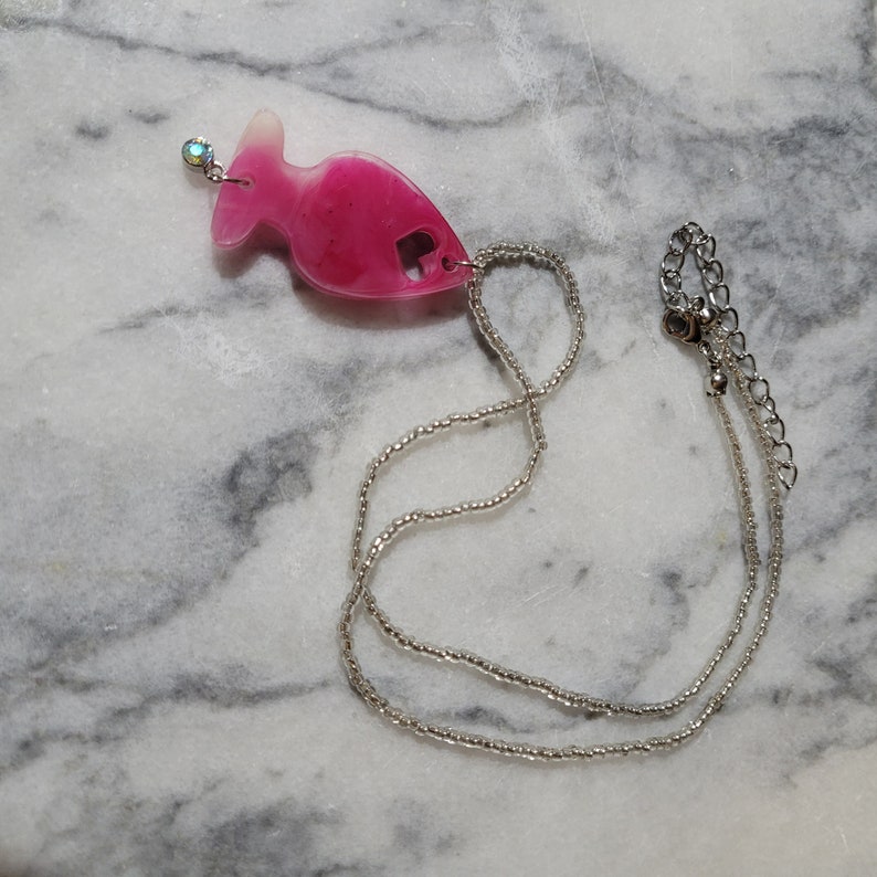 Hot Pink love Plug Necklace NSFW Necklace Etsy