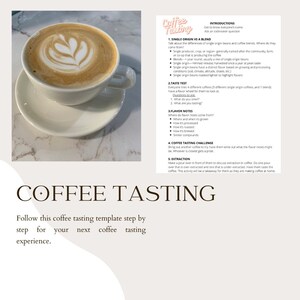Successful Coffee Tasting Template