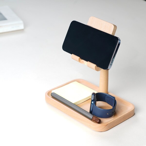 Wood Tablet Stand Etsy