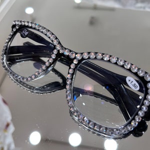 Rhinestone reading glasses +1.50 Magnification