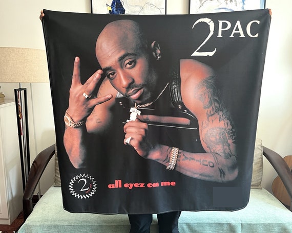 2pac Red Collage Rap Poster