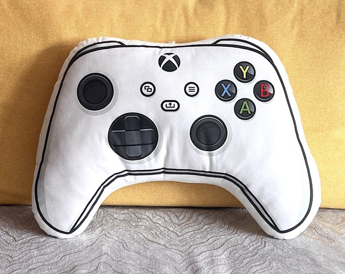 Game Controller Pillow, Gamer Gift, Gaming Decor, Gifts for Gamers, Video Game Gifts, Gamer Present Decorative Pillow 45cm (18 inches)