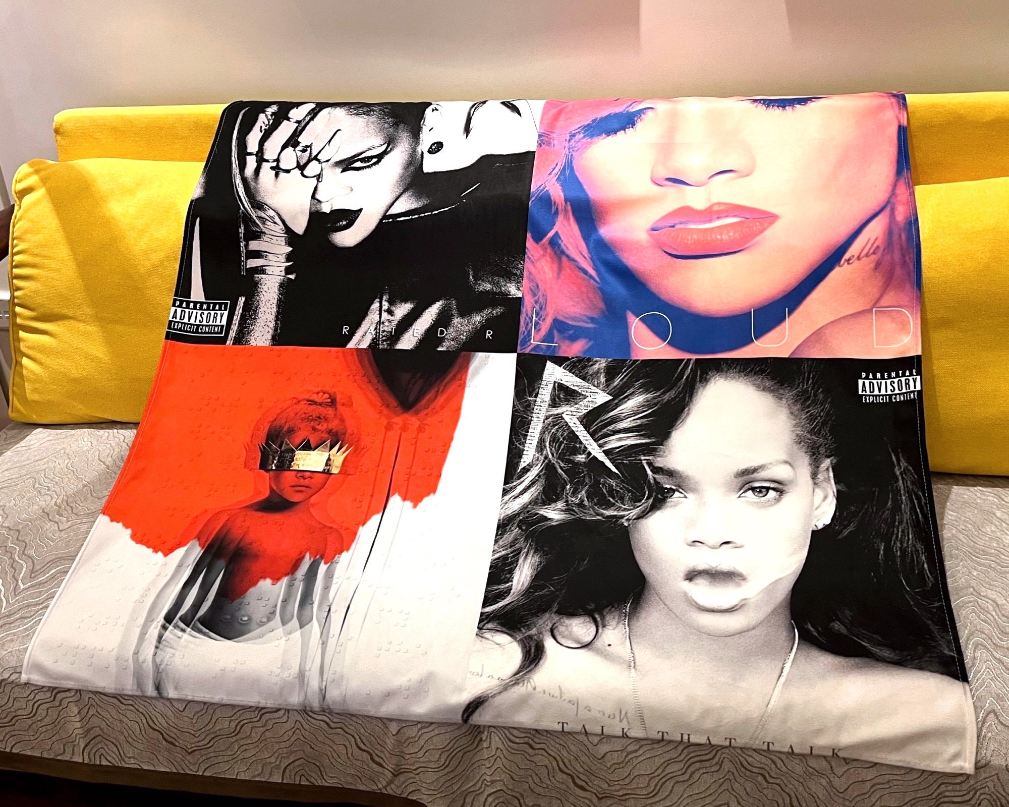 Album cover online collage tapestry