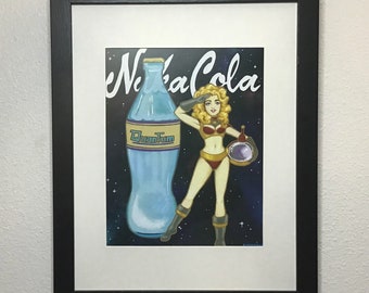 Nuka Cola Quantum (Fallout) Fan Art Print