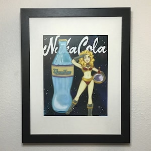 Nuka Cola Quantum (Fallout) Fan Art Print