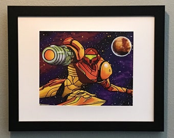 メトロイド サムスリターンズ - ポスター 13x19 - Etsy 日本