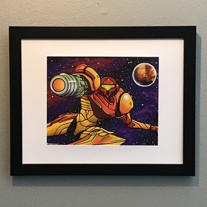 Prime Suit Samus (Metroid Prime) Fan Art Print