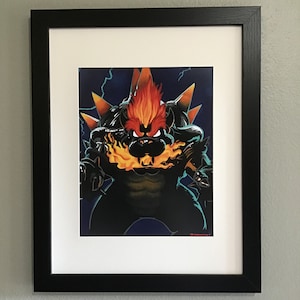 Kaiju Bowser Bowser's Fury Fan Art Print image 1