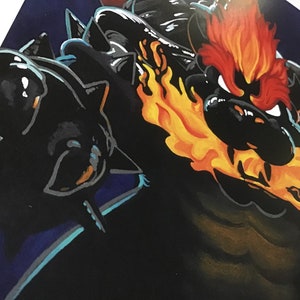 Kaiju Bowser Bowser's Fury Fan Art Print image 3