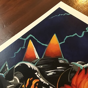 Kaiju Bowser Bowser's Fury Fan Art Print image 4