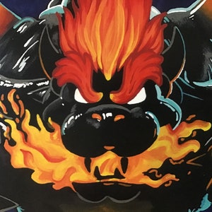 Kaiju Bowser Bowser's Fury Fan Art Print image 2