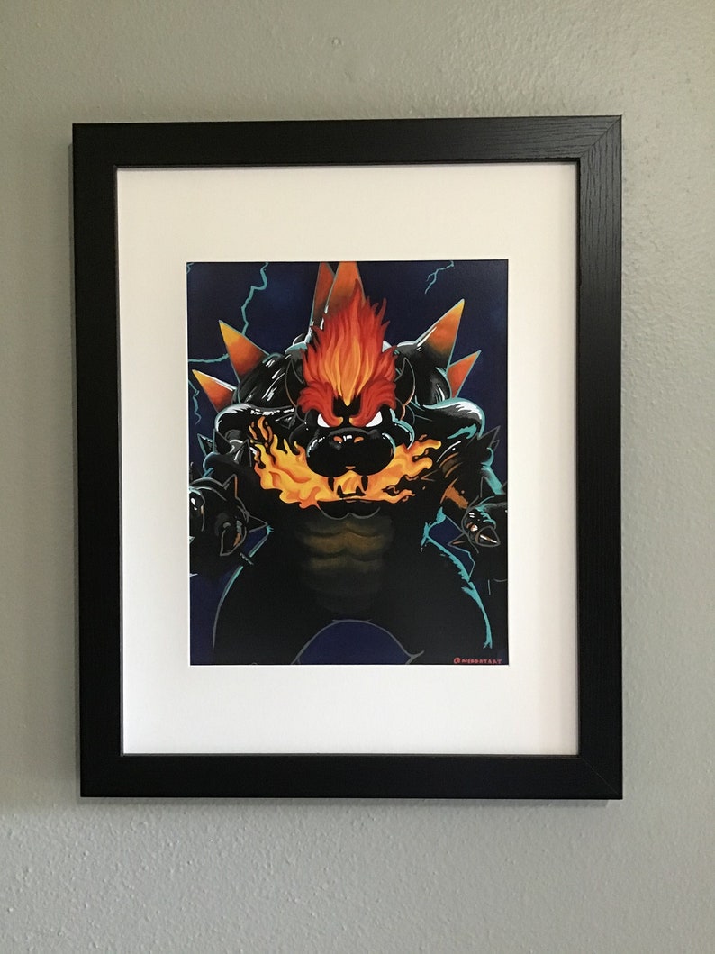 Kaiju Bowser Bowser's Fury Fan Art Print image 1