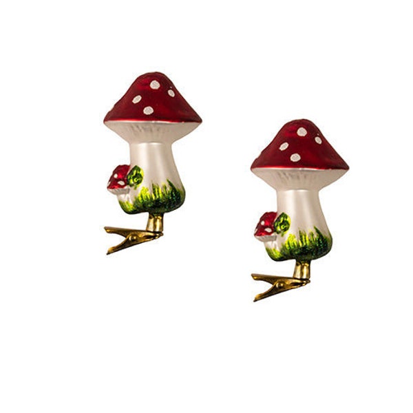 Mushroom Ornament Clip Etsy