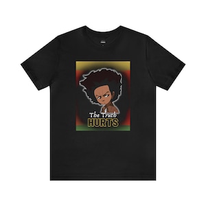 The Boondocks T-Shirt: Huey Shirt, Black Culture T-Shirt, Black Cartoon Shirt, BLM Shirt, Anime Shirt, Graphic T-Shirt