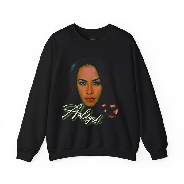 Aaliyah T-Shirt, Vintage Rapper Sweatshirt, Rap Shirt, Hip Hop Sweatshirt, RnB Vintage Shirt, 90's Inspired Sweatshirt