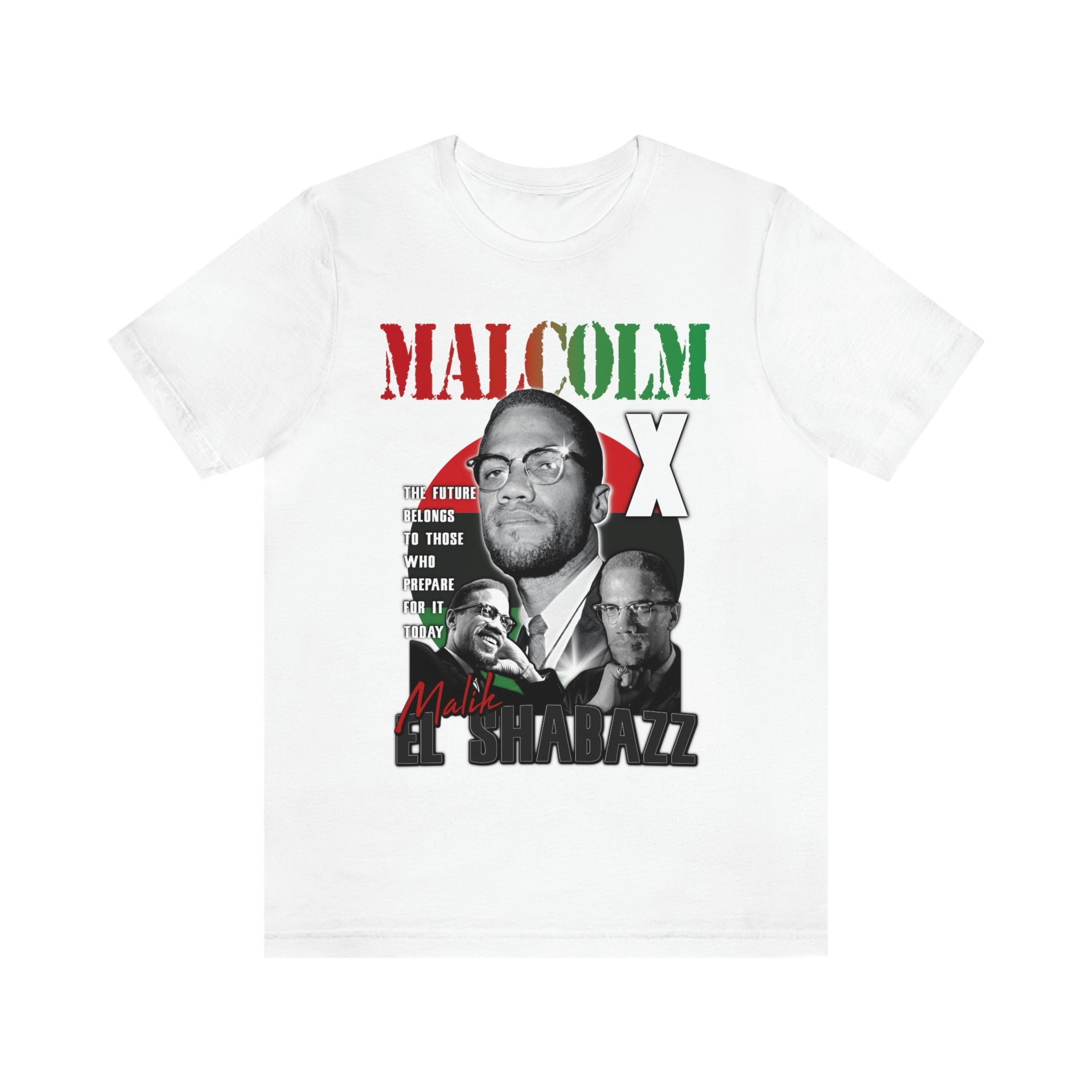 New Malcolm X Black Graphic Tee ;;; /XL & 3x ...