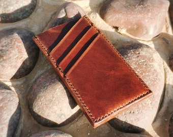 Card Holder - Leather Card Holder - Leather Card Wallet - Minimalist Card Holder - Mens Bank Card Holder - Small Card Wallets - gift