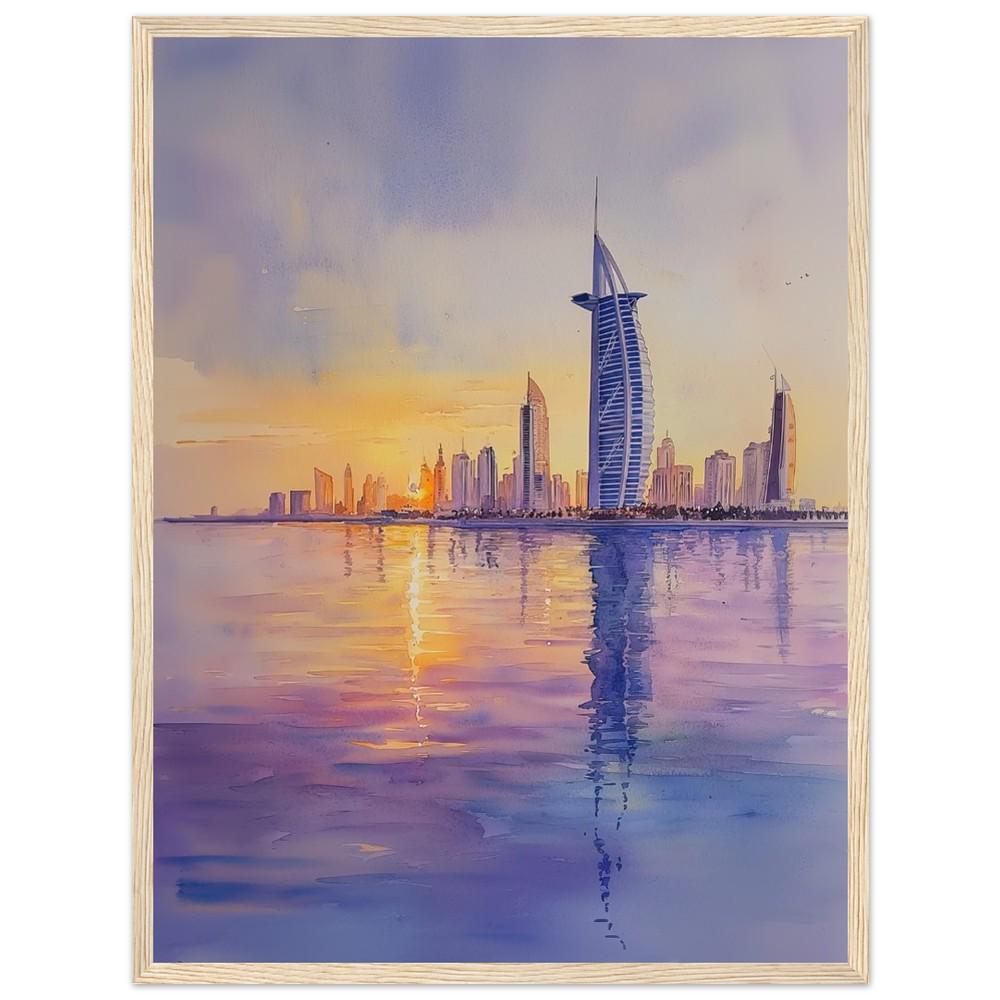 People Are Viewing Burj Khalifa In Dubai, United Arab Emirates Towering Structure Framed Against Clear Blue Sky Image418436113