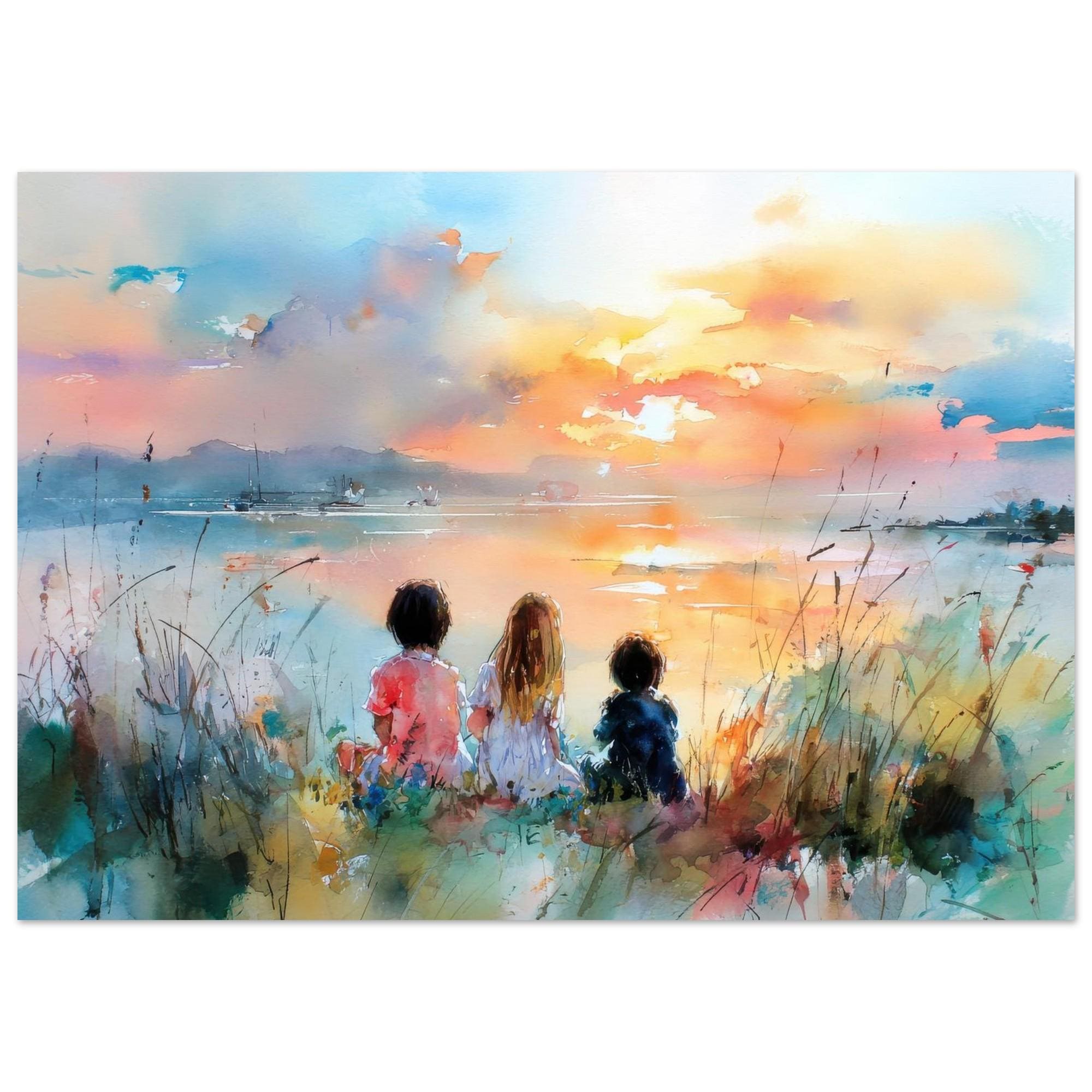Two Brothers Watercolor Prints - Etsy