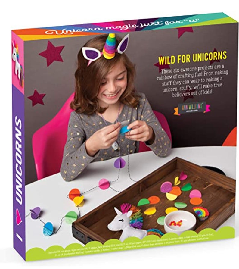 Crafttastic I Love Unicorns Craft Kit for Kids Ages 7 and Up Etsy